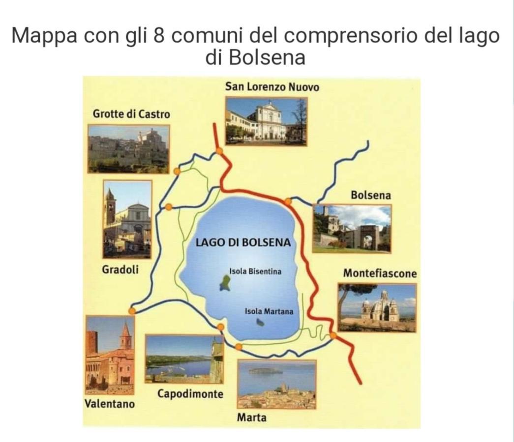 Apartmán Casa Giulia Canino Exteriér fotografie